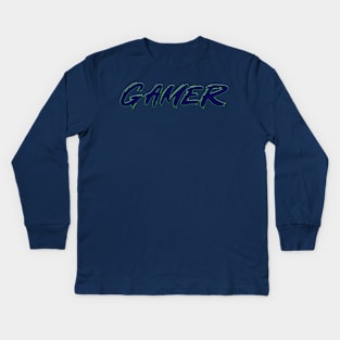 Design for Gamers Kids Long Sleeve T-Shirt